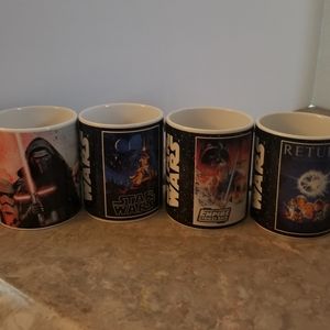 Star Wars 12oz set of four coffee cups